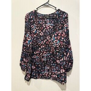 Thalia Sodi Multi Color Blouse L